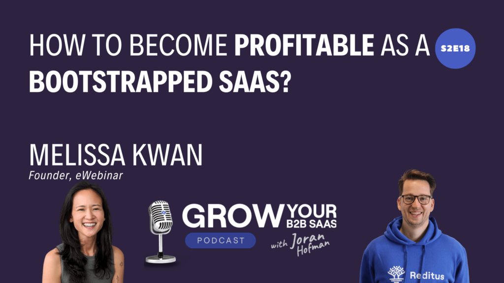 Profitable bootstrapping with Melissa Kwan