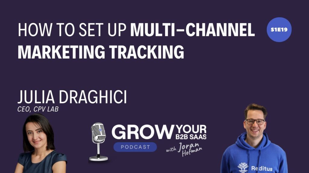 Multi-channel marketing tracking with Jaulia Draghici and Joran Hofman