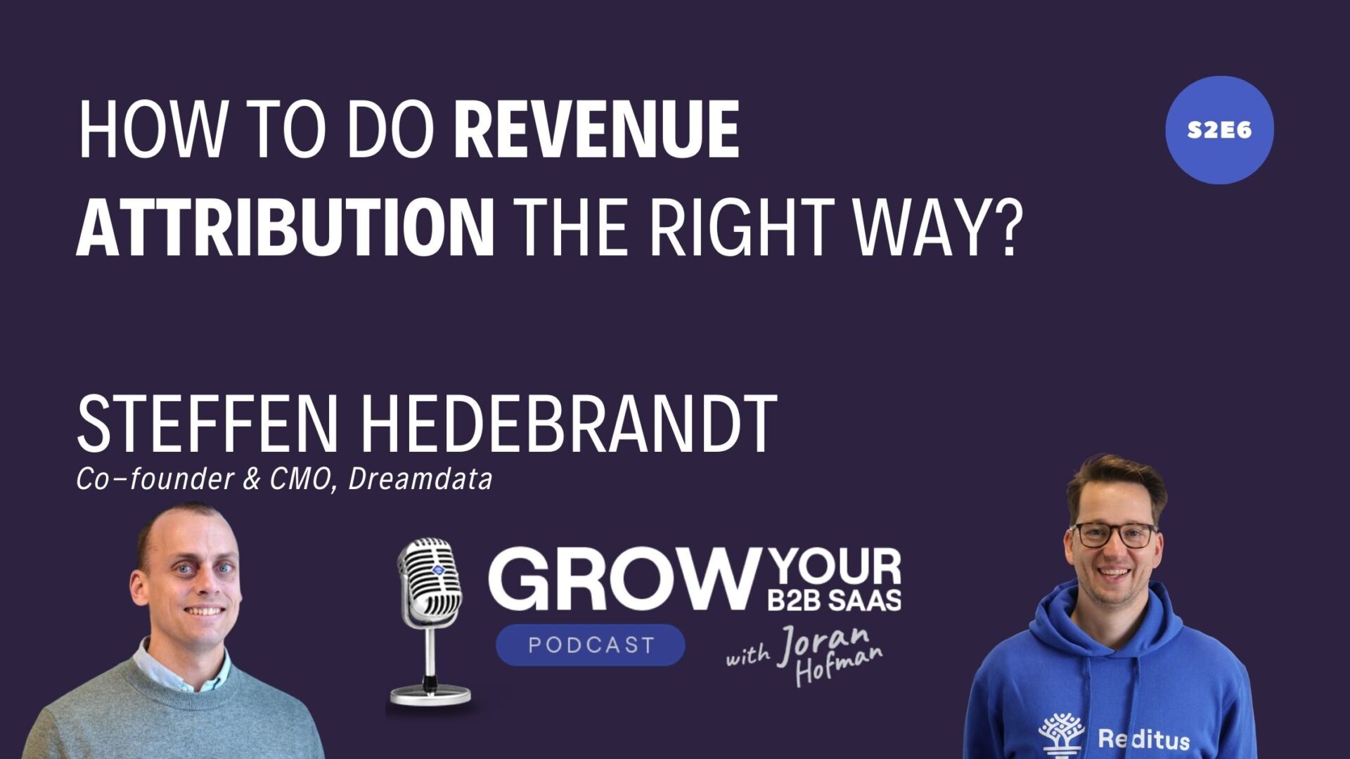 S2E6 – How to do revenue attribution the right way? With Steffen Hedebrandt