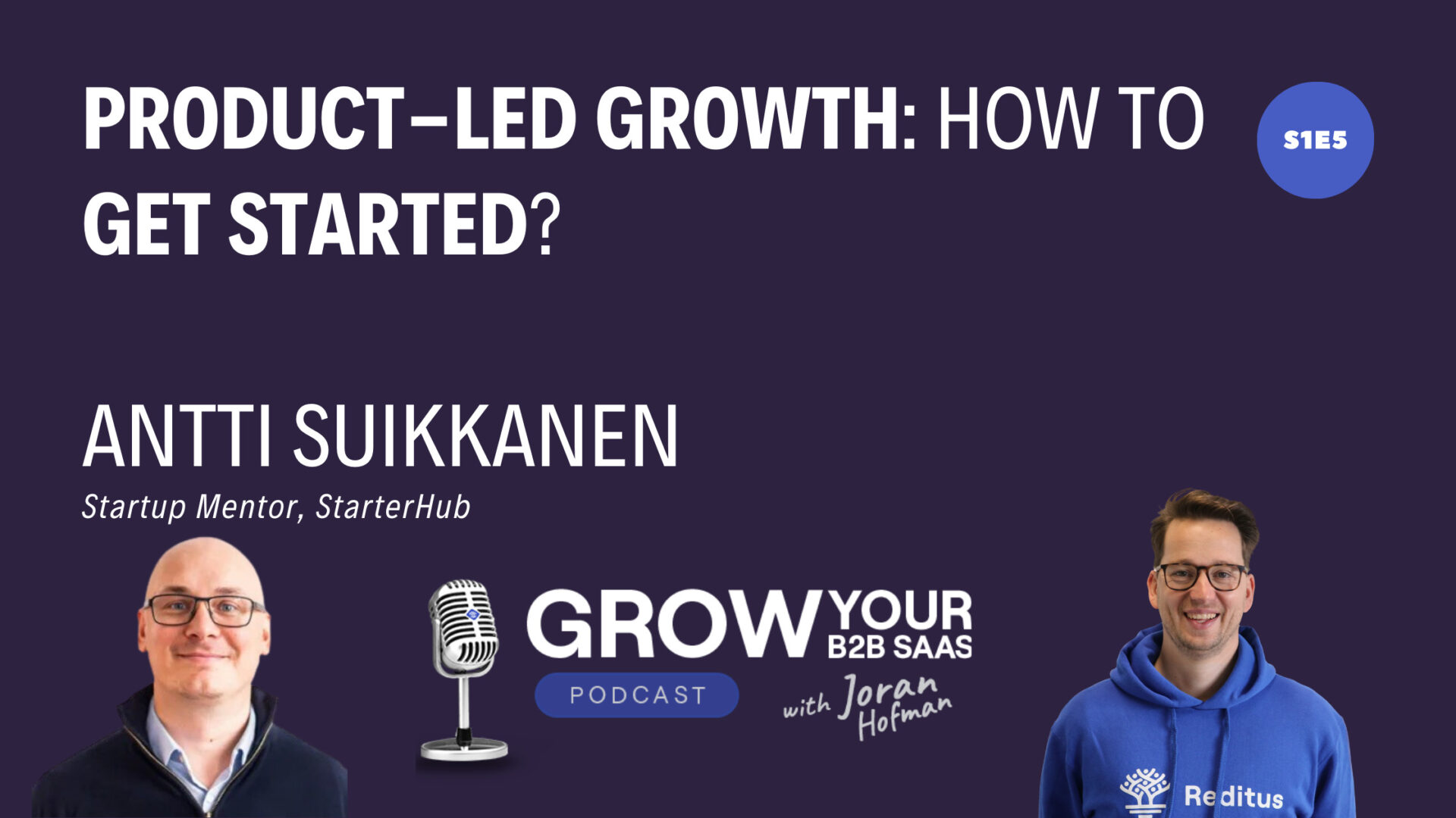 S1E5 – Product Led Growth: How To Get Started With Antti Suikkanen