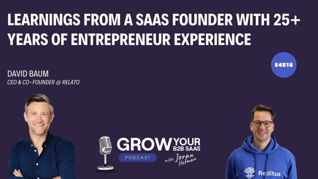 Learnings from a SaaS founder with 25+ years of entrepreneur experience